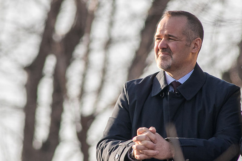 Joey Saputo Presidente Bologna FC, in sede